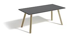 Moderní konferenční stolek Alex šedý/dub