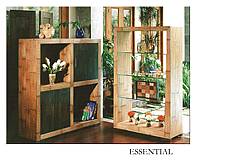 Bambusový čtvercový kabinet dvoudveřový - ESSENTIAL