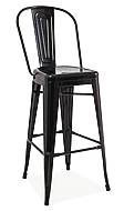 Barová židle Loft H-1 - černá