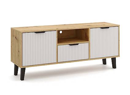 BORG DUO Tv stolek 2d1s/140 - dub artisan/ kašmír
