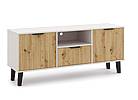 BORG DUO Tv stolek 2d1s/140 - kašmír/ dub artisan