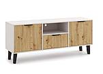 BORG DUO Tv stolek 2d1s/140 - kašmír/ dub artisan