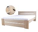 Buková manželská postel DEBORA 87 - 180 x 200 cm - bez povrchové úpravy