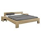Buková postel Moderno L2 160x200 s nočními stolky