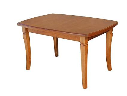 Bukový jídelní rozkládací stůl KAMER 135-215/90 cm lakovaný