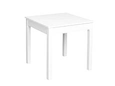 Bukový jídelní stůl PANINI 85x85 cm bílý