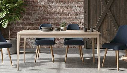 Bukový jídelní stůl z masivu MAROKO STA1 160x90 cm přírodní buk