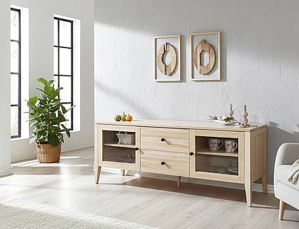 Bukový TV stolek MARAKO KT5 přírodní