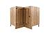 Classic Wood dřevěná kuchyňská rohová skříňka s dvířky KNA90
