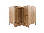 Classic Wood dřevěná kuchyňská rohová skříňka s dvířky KNA90