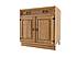 Classic Wood dřevěná kuchyňská skříňka s dvířky a šuplíkem KDS82
