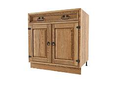 Classic Wood dřevěná kuchyňská skříňka s dvířky a šuplíkem KDS82