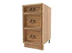 Classic Wood dřevěná kuchyňská skříňka se šuplíky KS42