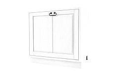 Classic Wood WHITE dřevěná kuchyňská skříňka pro dřez KK82 s třídicím košem