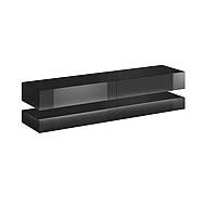 COSMO TV stolek černý / černý lesk