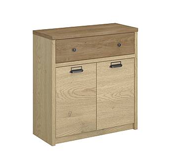 DENZEL komoda 2d1s dub cremona/ dub lefkas