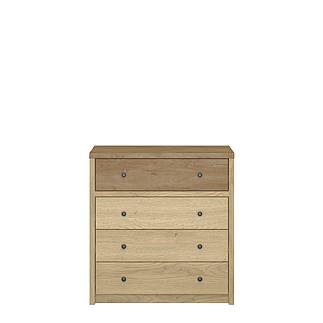 DENZEL komoda 4s dub cremona/ dub lefkas