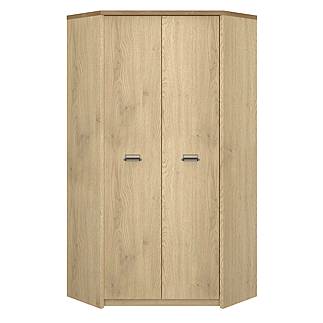 DENZEL rohová skříň 2d dub cremona/ dub lefkas