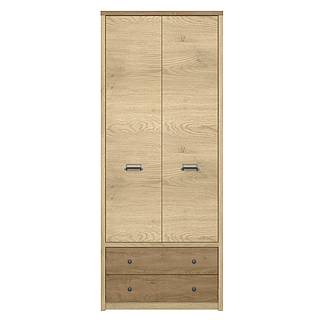 DENZEL skříň 2d2s dub cremona/ dub lefkas