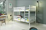 Dětská patrová postel CARINO - barva bílá