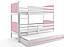 Dětská patrová postel TAMI s přistýlkou 160 cm - barva bílá