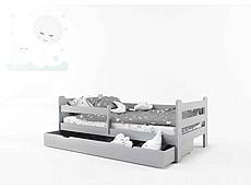 Dětská postel BELLIA 80x160 cm šedá SKLADEM