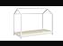 Dětská postel Domeček 180 x 80 bílá