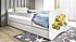 Dětská postel MONTE - bagr 160x80 cm, se šuplíkem
