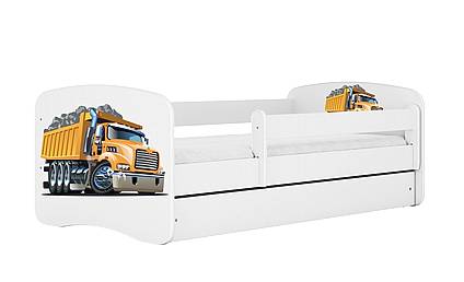 Dětská postel MONTE - náklaďák 180x80 cm, se šuplíkem