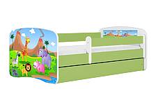 Dětská postel MONTE - safari 140x70 cm, se šuplíkem