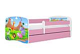 Dětská postel MONTE - safari 160x80 cm, se šuplíkem