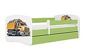 Dětská postel MONTE náklaďák 140x70 cm, se šuplíkem