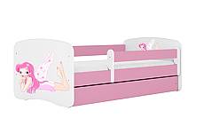 Dětská postel MONTE víla 140x70 cm se šuplíkem