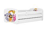 Dětská postel MONTE ZOO 140x70 cm se šuplíkem