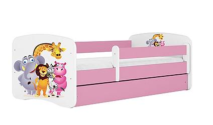 Dětská postel MONTE ZOO 180x80 cm se šuplíkem