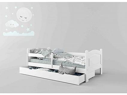 Dětská postel Vilík 80x160 cm bílá SKLADEM