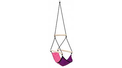 Dětské závěsné houpací křeslo Kids swinger pink