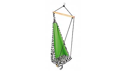 Dětské závěsné houpací křeslo Mini hang zebra