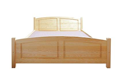 Dřevěná manželská postel Nikolas - š.120cm, olše