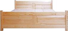 Dřevěná manželská postel Viktorie 160x200 cm, dub