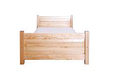 Dřevěná postel Viktorie 80x200 cm, dub