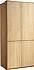 Dubová skříň ATLANTA 02,  2D - olej dub přírodní