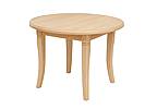Dubový jídelní kulatý stůl JARO 80 cm lakovaný