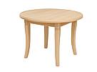 Dubový jídelní kulatý stůl JARO 80 cm olejovaný