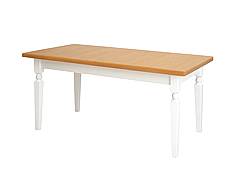 Dubový jídelní rozkládací stůl BANDI 140-220/90 cm lakovaný