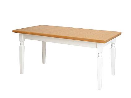 Dubový jídelní rozkládací stůl BANDI 160-260/90 cm olejovaný