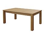 Dubový jídelní rozkládací stůl INSYGNATA 120 - 170 x 90 cm olejovaný