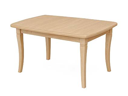 Dubový jídelní rozkládací stůl KAMER 150 - 250/90 cm lakovaný