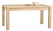 Dubový jídelní rozkládací stůl Orlando 180 - 240 cm, odstín bianco