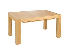 Dubový jídelní stůl DROGAN 160-240/90 cm rozkládací lakovaný